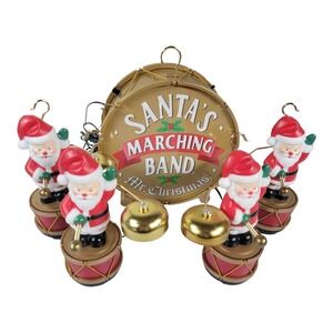 New Mr. Christmas Santa's Marching Band 35 Christmas Carols/Bells Cracker Barrel